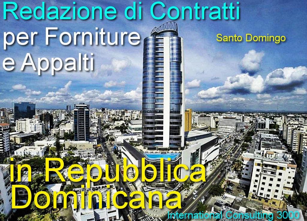 DOMINICANA-REPUBBLICA-CONTRATTO-APPALTO-COSTRUZIONE-CHIAVI-IN-MANO-INSTALLAZIONE-FORNITURA-SUBAPPALTO-LAVORI-PUBBLICI-IMPIANTO-SANTO-DOMINGO-