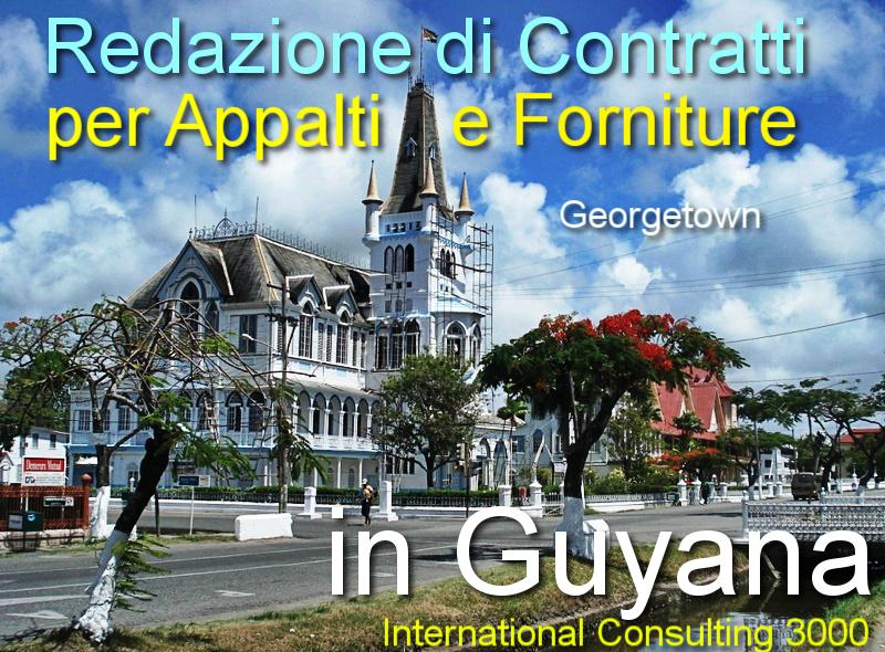 GUYANA-CONTRATTO-APPALTO-COSTRUZIONE-CHIAVI-IN-MANO-INSTALLAZIONE-FORNITURA-SUBAPPALTO-LAVORI-PUBBLICI-IMPIANTO-GEORGETOWN