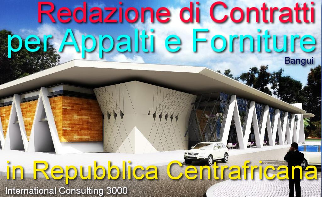 CENTRAFRICANA-REPUBBLICA-CONTRATTO-APPALTO-COSTRUZIONE-CHIAVI-IN-MANO-INSTALLAZIONE-FORNITURA-SUBAPPALTO-LAVORI-PUBBLICI-IMPIANTO-BANGUI