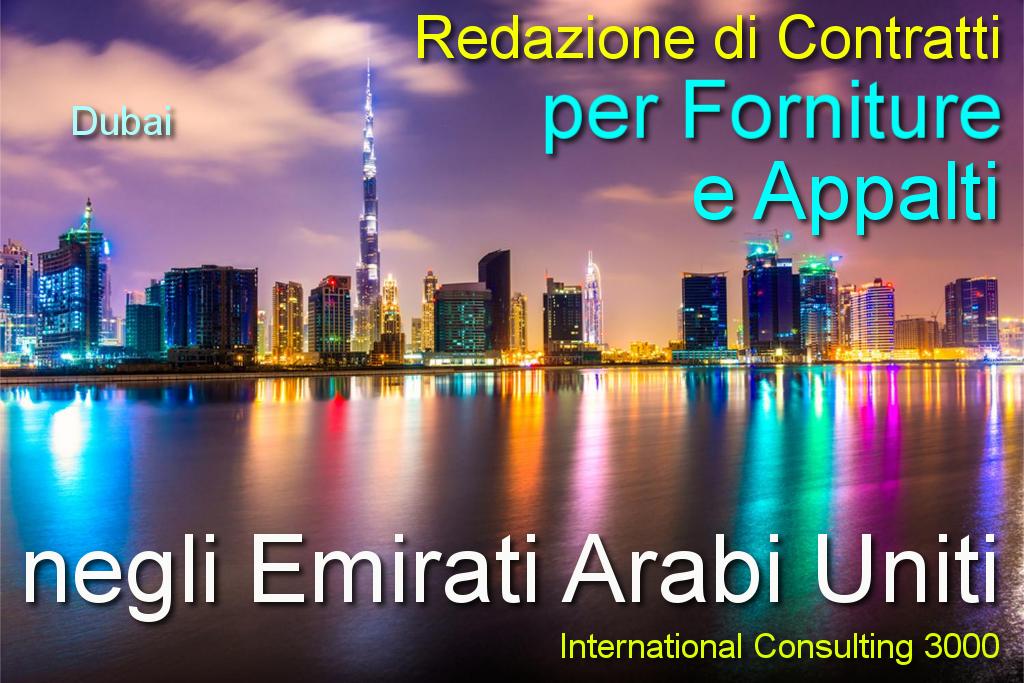 EMIRATI-ARABI-CONTRATTO-APPALTO-COSTRUZIONE-CHIAVI-IN-MANO-INSTALLAZIONE-FORNITURA-SUBAPPALTO-LAVORI-PUBBLICI-IMPIANTO-DUBAI-ABU-DHABI-