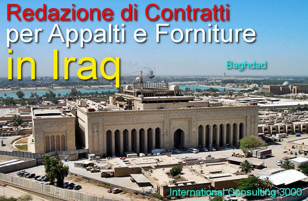 IRAQ-CONTRATTO-APPALTO-COSTRUZIONE-CHIAVI-IN-MANO-INSTALLAZIONE-FORNITURA-SUBAPPALTO-LAVORI-PUBBLICI-IMPIANTO-BAGHDAD-BASSORA