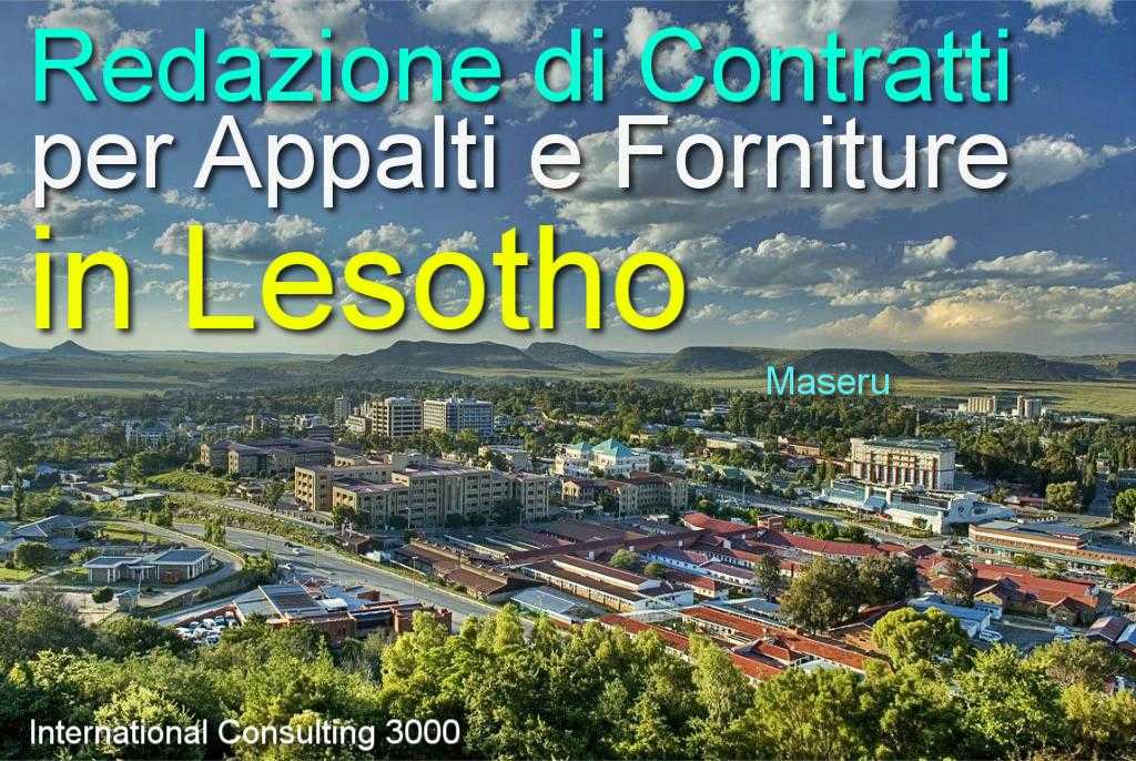 LESOTHO-CONTRATTO-APPALTO-COSTRUZIONE-CHIAVI-IN-MANO-INSTALLAZIONE-FORNITURA-SUBAPPALTO-LAVORI-PUBBLICI-IMPIANTO-MASERU