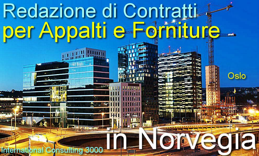 NORVEGIA-CONTRATTO-APPALTO-COSTRUZIONE-CHIAVI-IN-MANO-FORNITURA-SUBAPPALTO-LAVORI-PUBBLICI-IMPIANTO-OSLO-