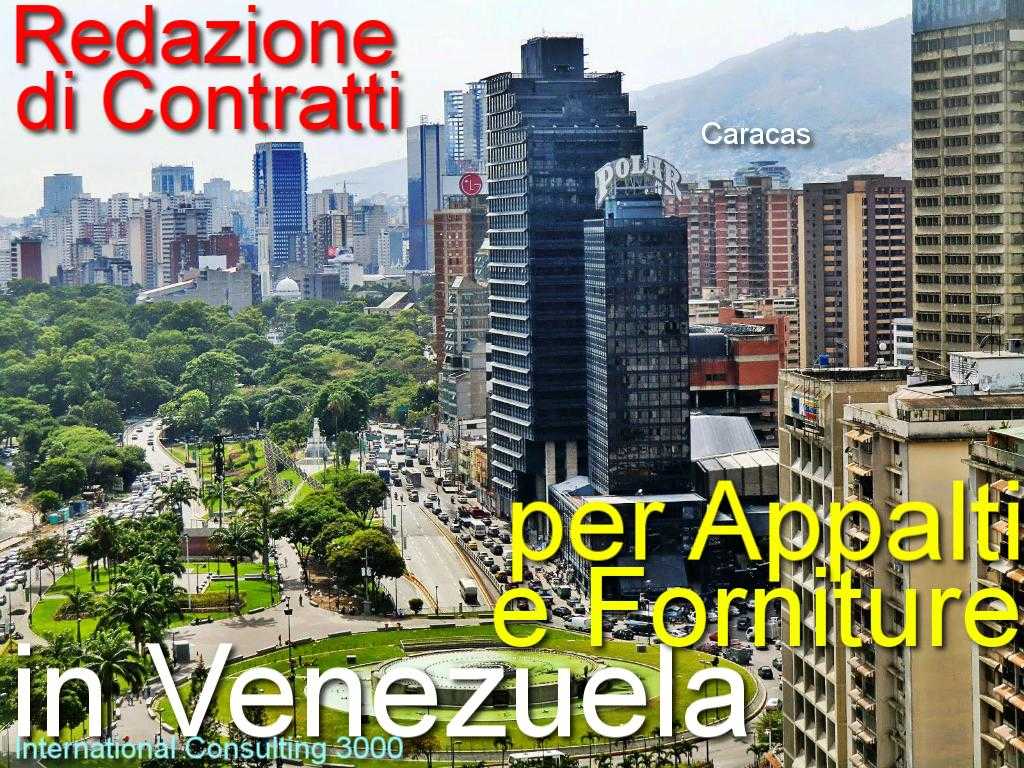 VENEZUELA-CONTRATTO-APPALTO-COSTRUZIONE-CHIAVI-IN-MANO-INSTALLAZIONE-FORNITURA-SUBAPPALTO-LAVORI-PUBBLICI-IMPIANTO-CARACAS-VALENCIA-MARACAIBO